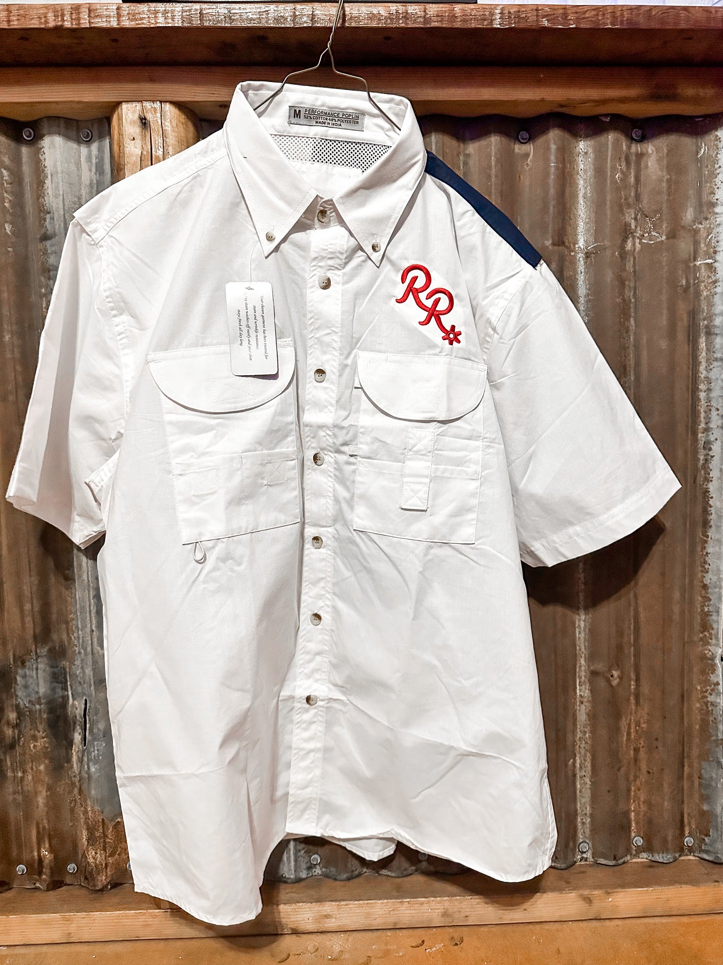 Branded Texas Flag (Back) Button Up