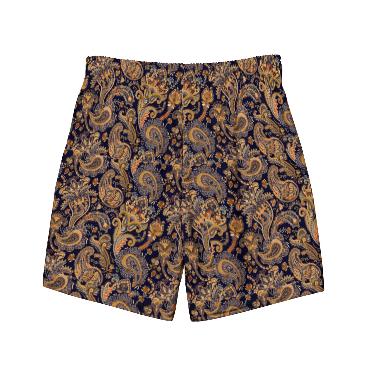 Golden Paisley River Shorts